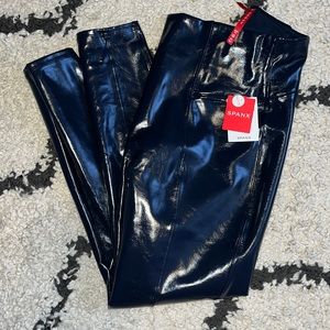 Spanx Faux Patent Leather Leggings